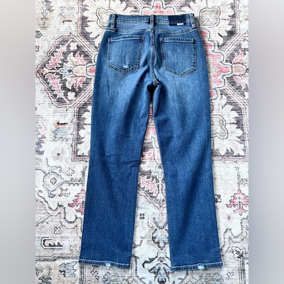 DAZE Straight Up High Rise Straight Jeans In A Plus - Size 25 - Picture 9 of 12